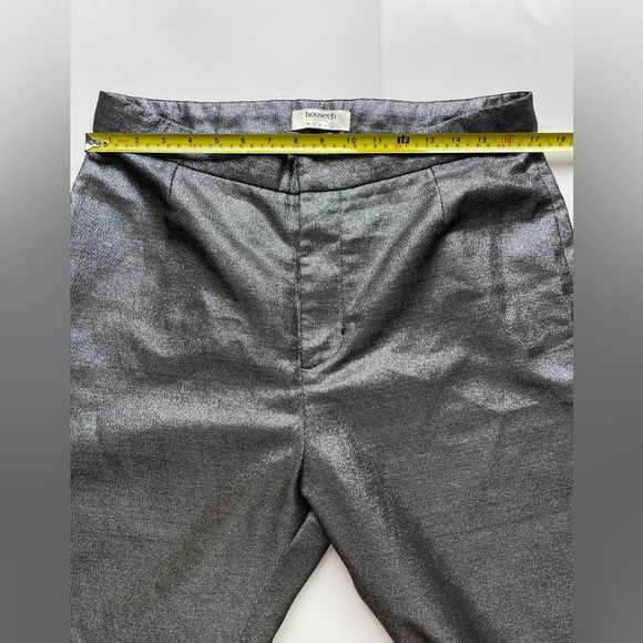 House of CB Metallic Gray Wide-Leg Pants - Picture 4 of 10